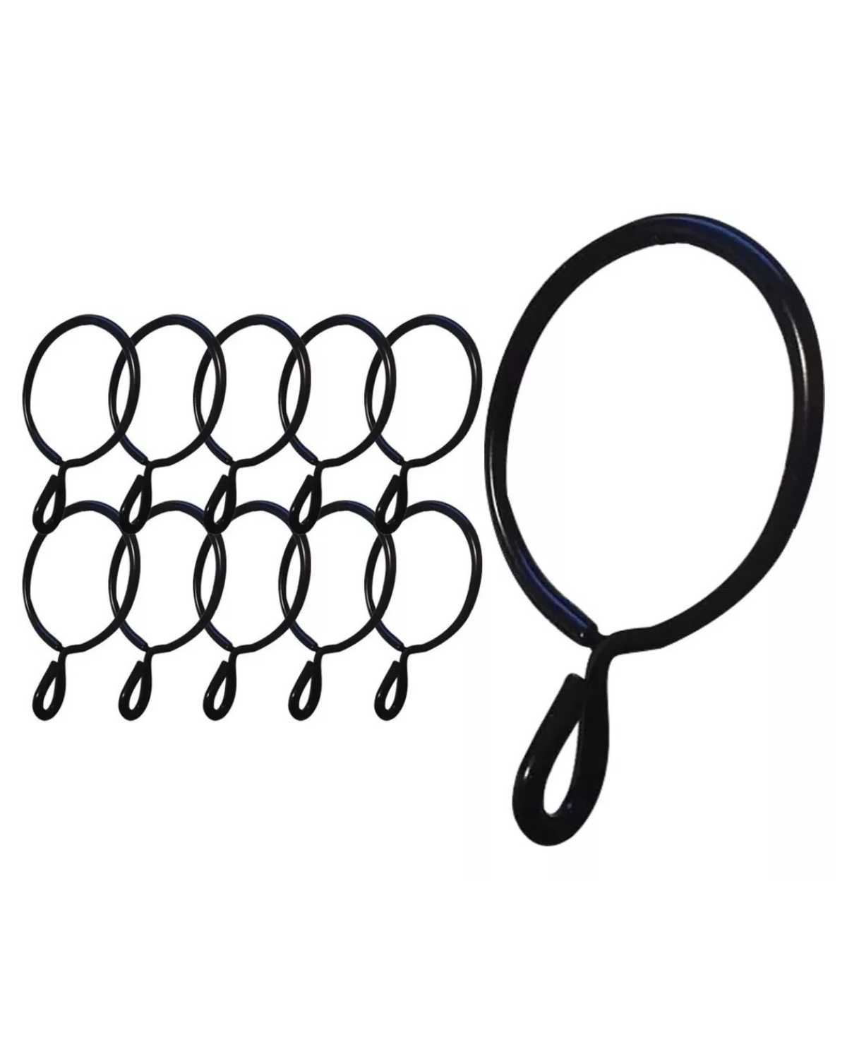 Pack de 10 argollas hierro alambre